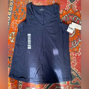 Denver Hayes Navy Blue Sleeveless Top